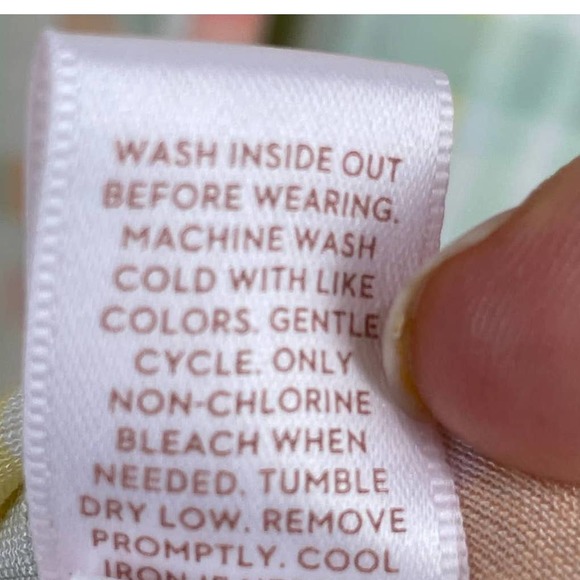 LC Lauren Conrad  plaid V Neck Peasant Blouse Size  XXL (NWOT) - Picture 9 of 11